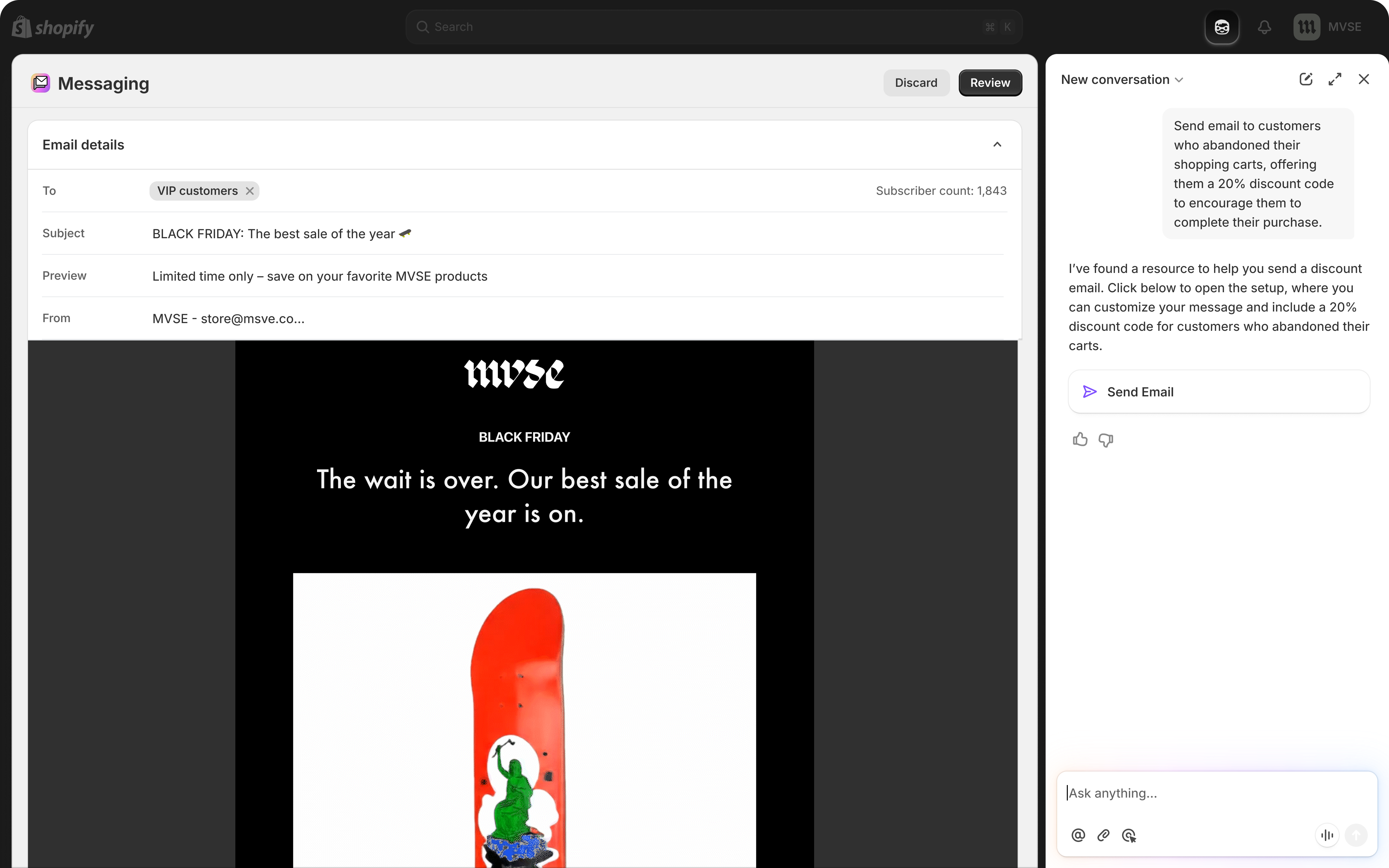 Sidekick with email app