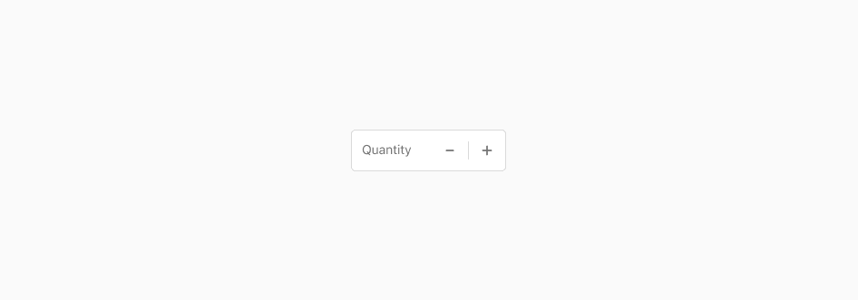 Quantity picker