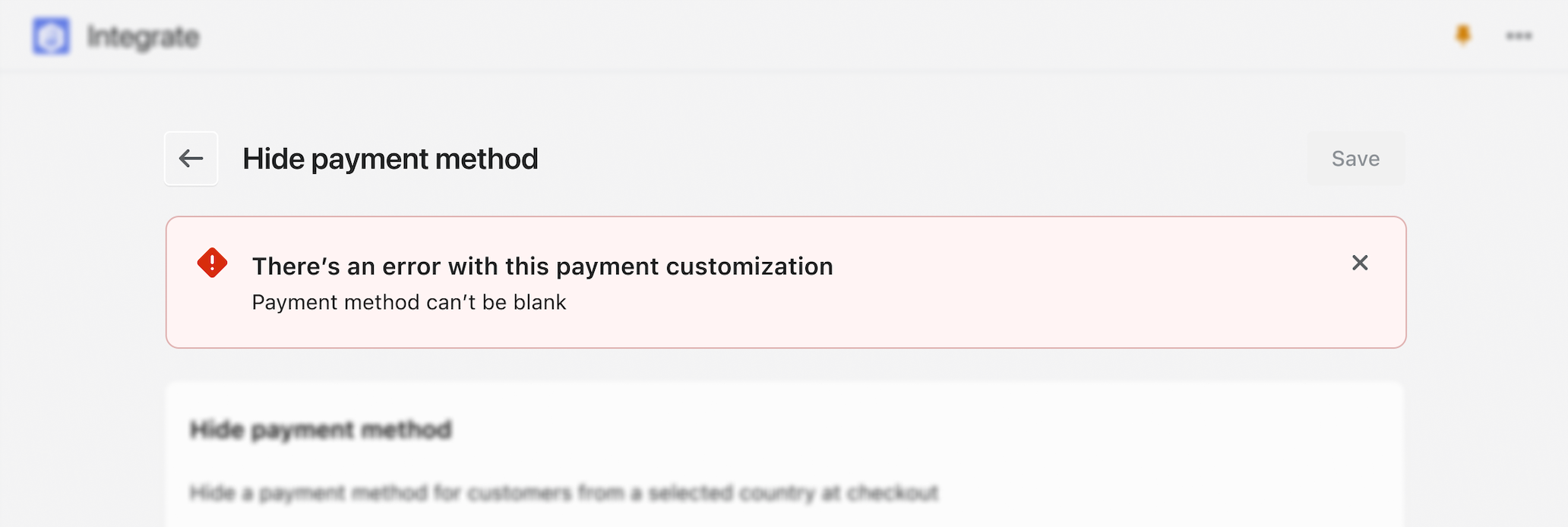 An image showing multiple validation errors.