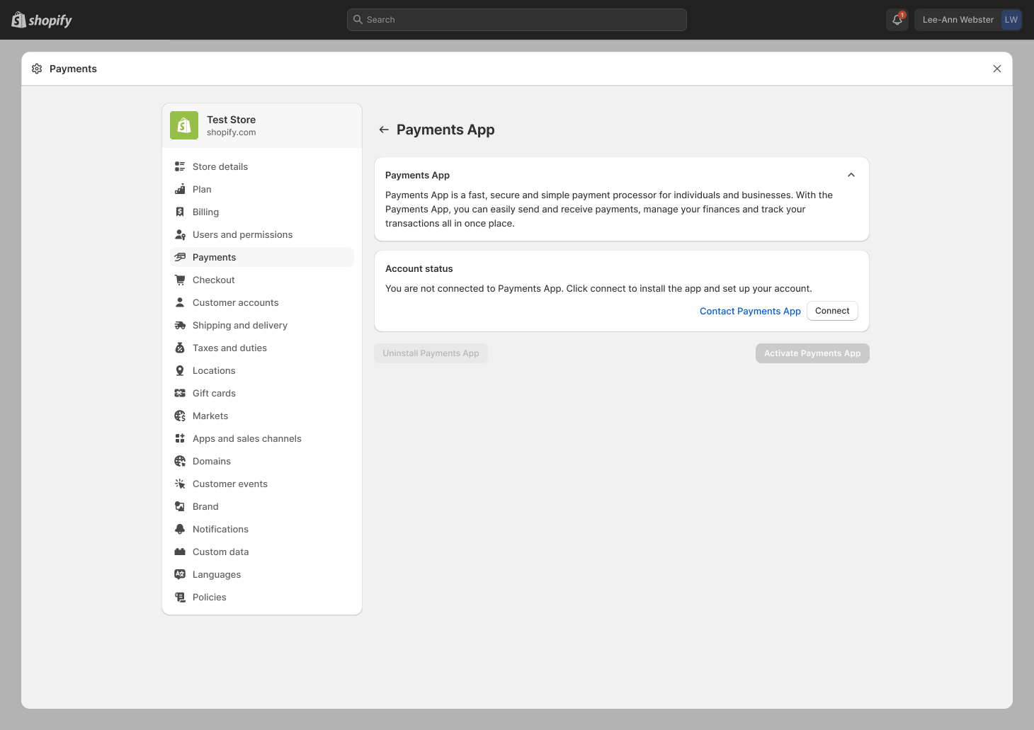 payments apps connect