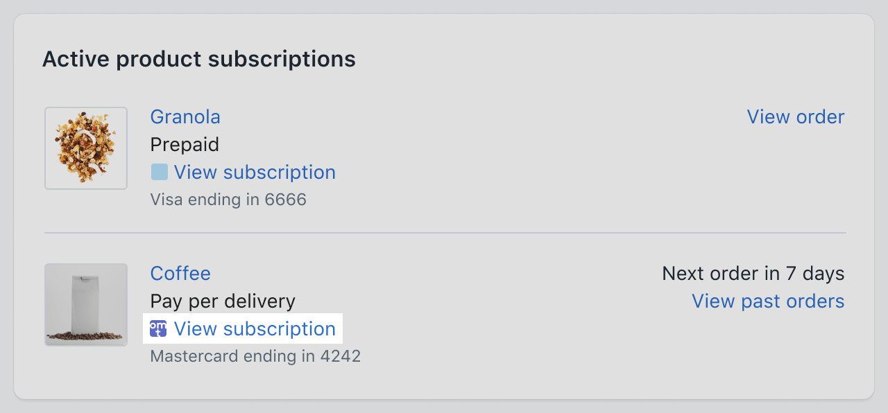 Customers page screenshot