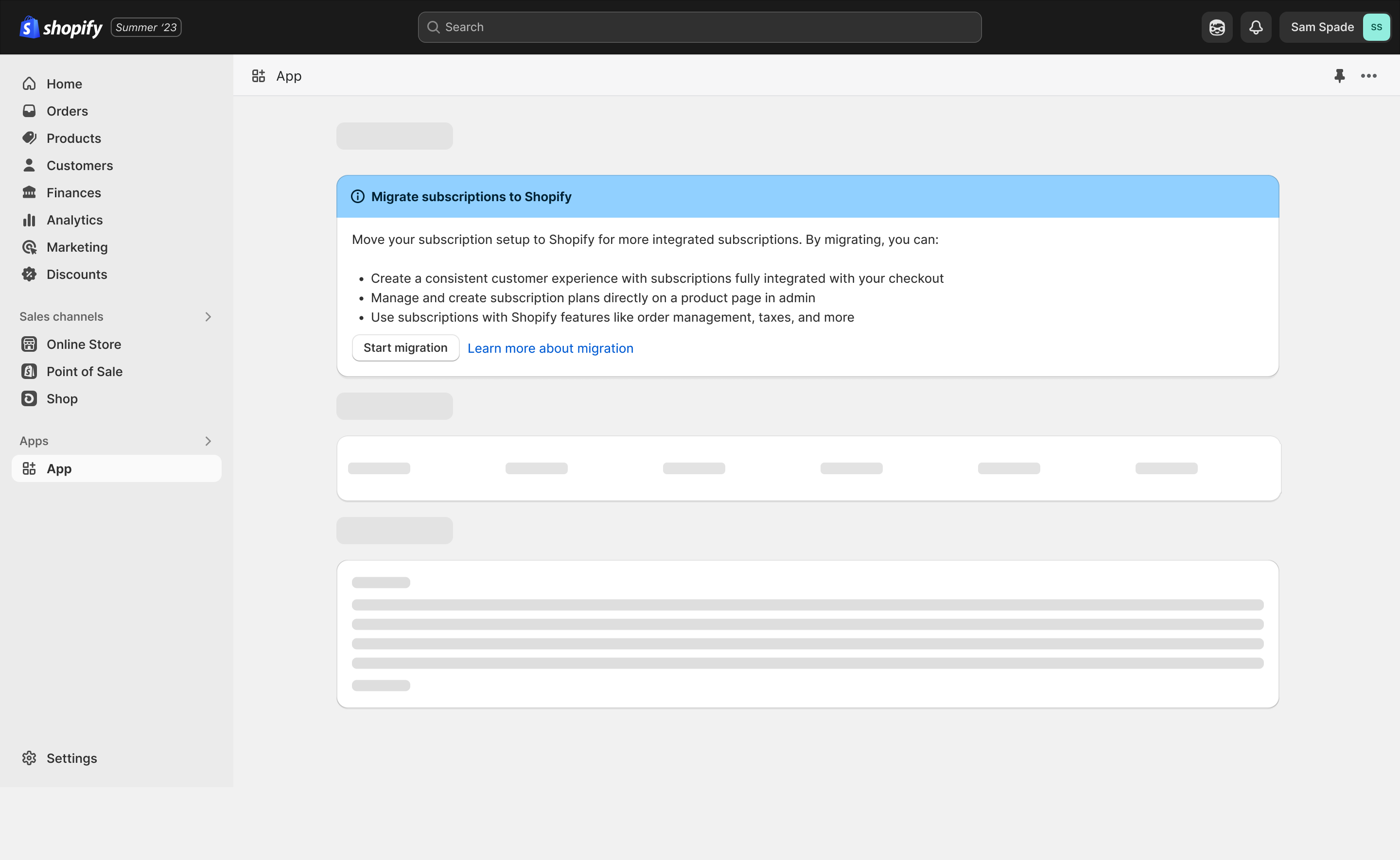 Subscriptions onboarding banner