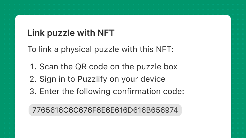 A numbered list of three tasks to complete.