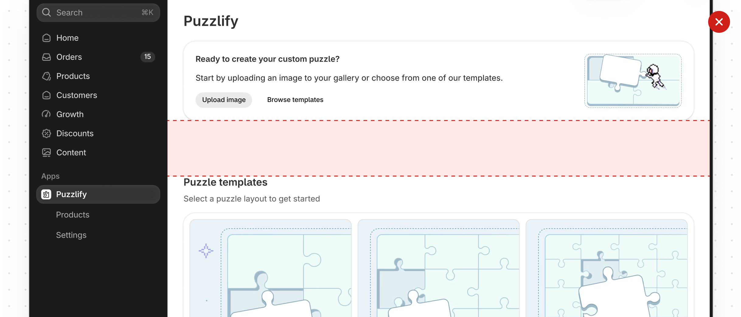 Various layouts with alternating amounts of information density on the same page.