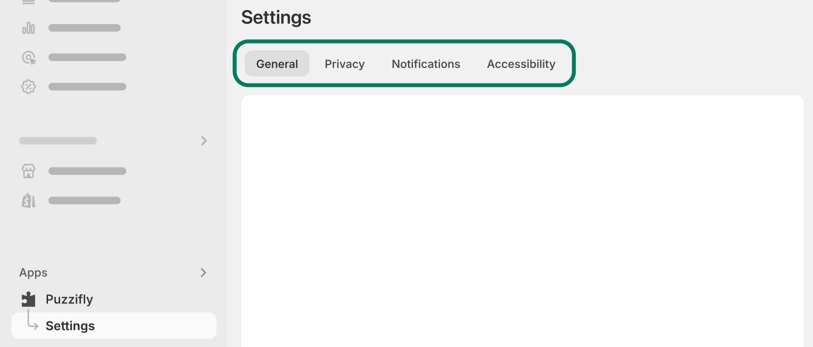 A navigation menu App Bridge component as rendered in the Shopify admin's app nav. The component is showcased next to its code equivalent.