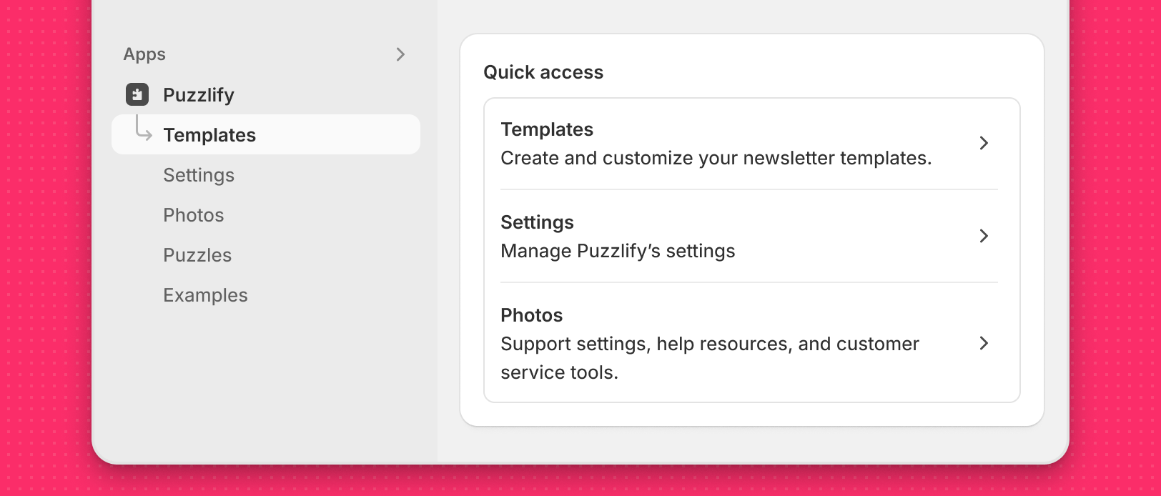 An app nav with so many items that they get truncated into a section called 'View more'.