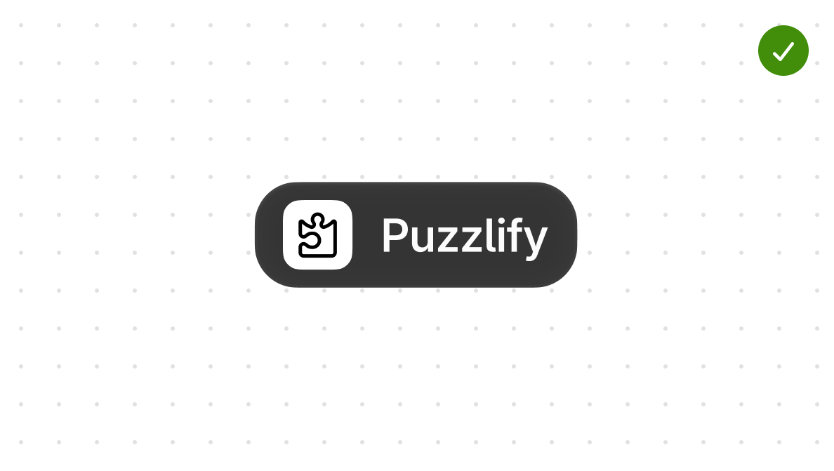 The app name 'Puzzlify' shown in full beside its icon, marked with a green checkmark.