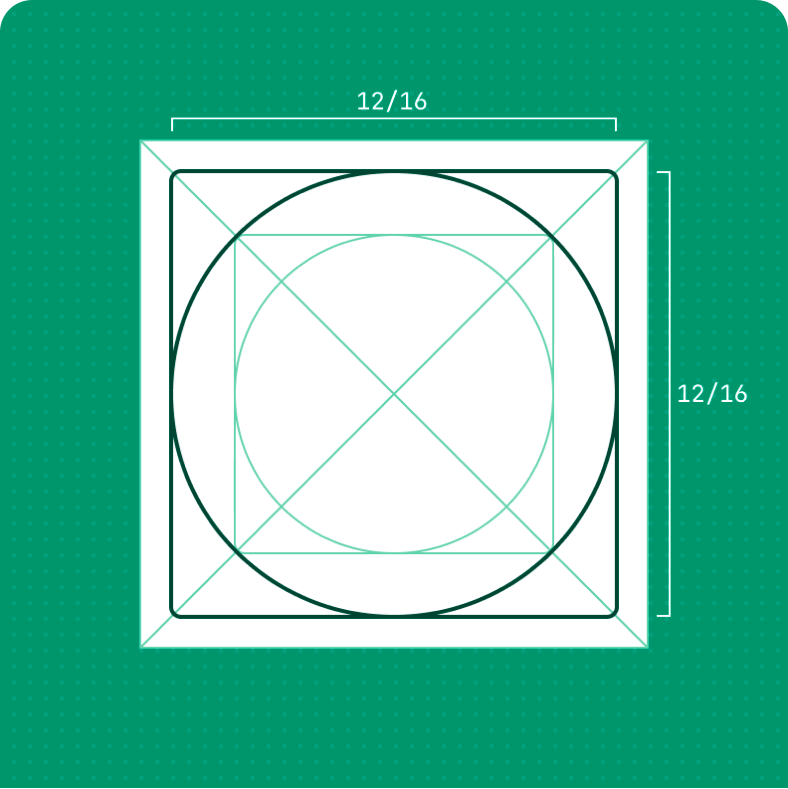The maximum size of an icon within the icon grid.