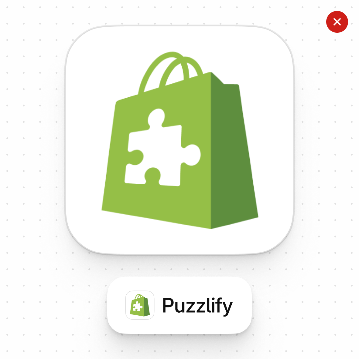 An icon that uses the Shopify logo for the app's branding.