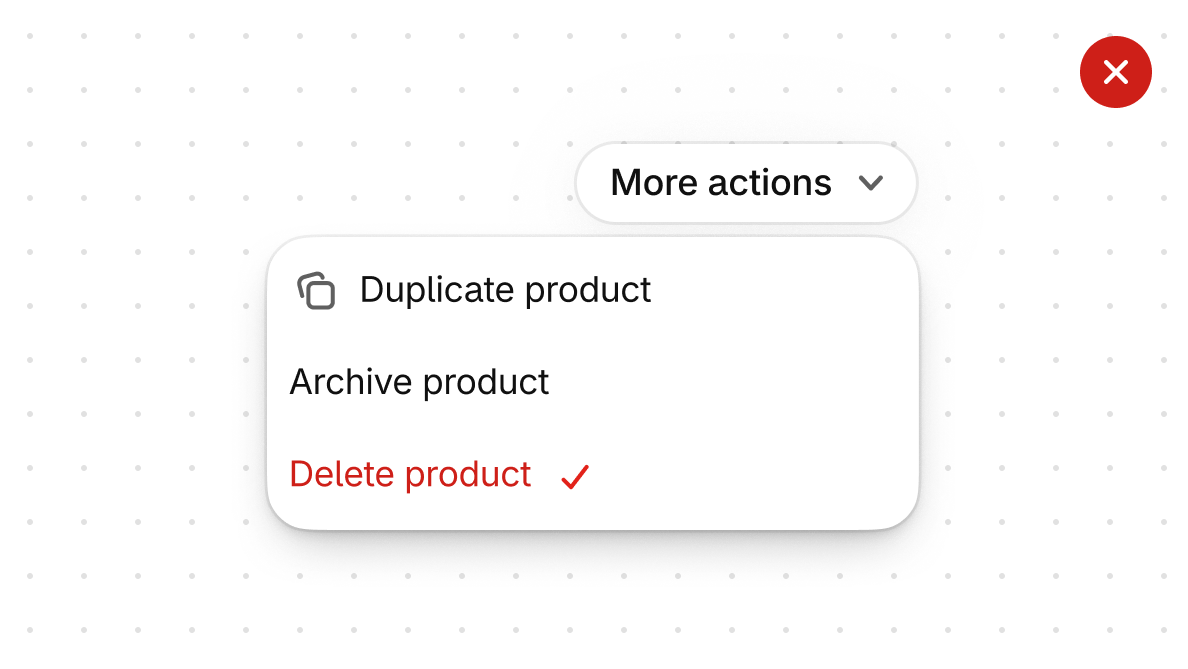 A list of components where only a few elements have an icon, which puts the list text out of alignment.