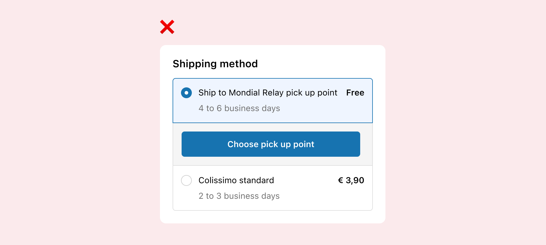 Misuse of custom delivery methods