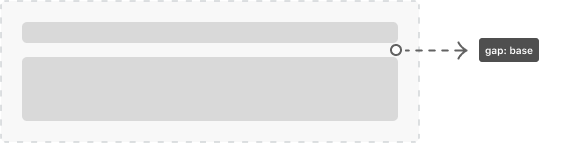 An example of a stack with base spacing.