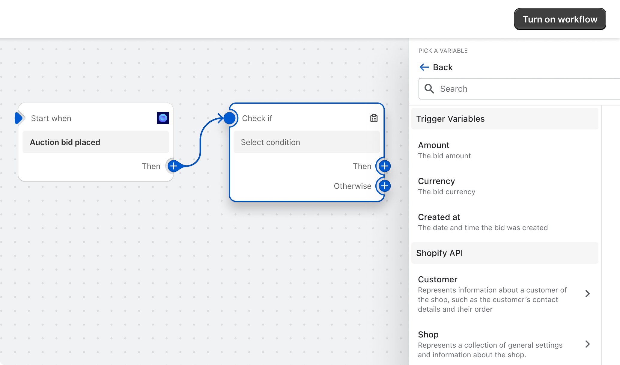 A diagram that shows how trigger properties are rendered in the Flow editor