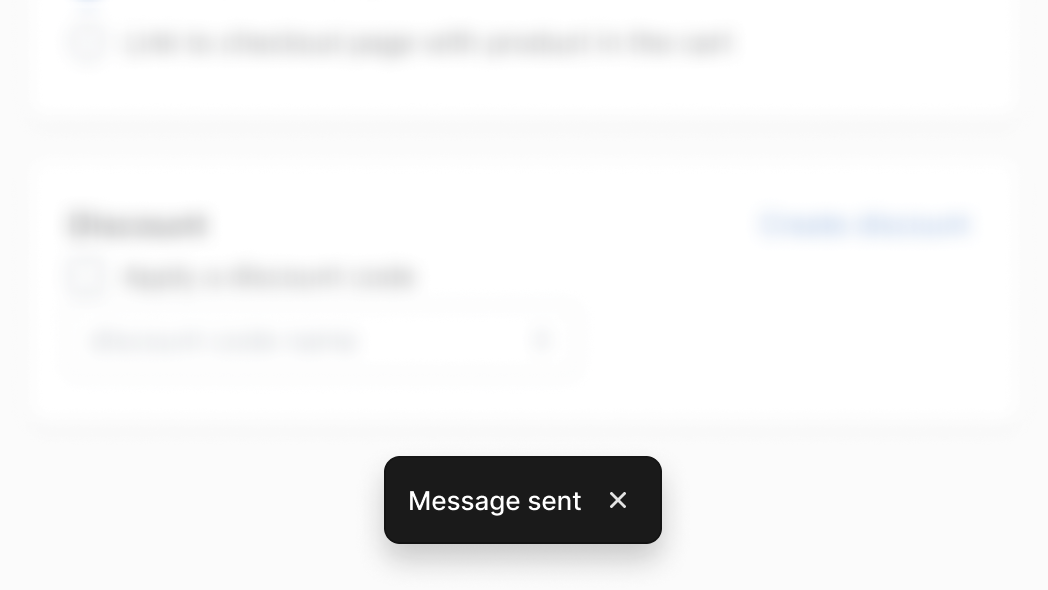 Show a basic toast. This example displays a minimal toast notification with only a message string. Use this for simple confirmations like saving a product, sending a message, or completing a quick action.