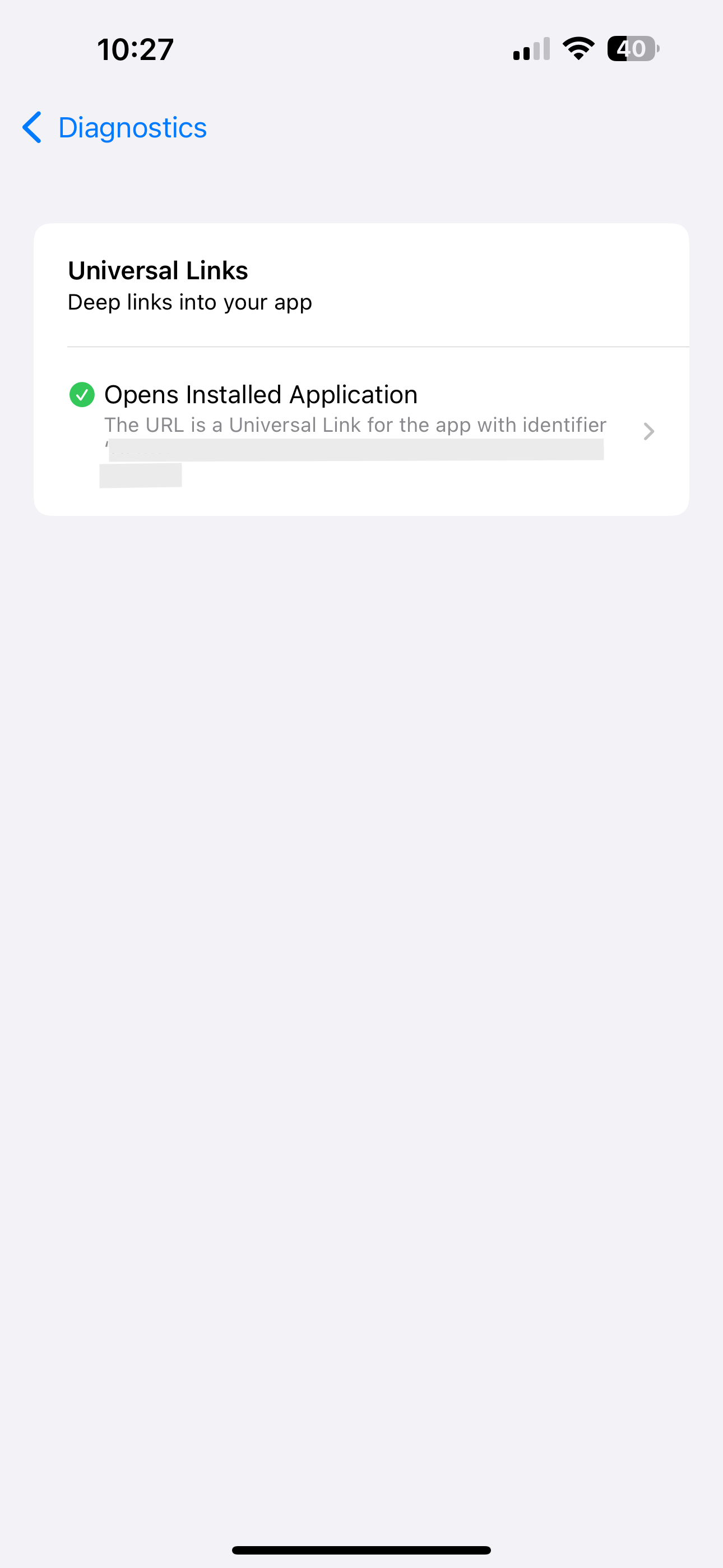 A configured Universal Link pointing to the storefront domain.