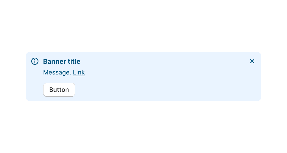 Show a product sync failure with a retry action. This example renders a dismissible `Banner` with a `critical` tone, a primary action [Button](/docs/api/admin-extensions/2025-07/ui-components/actions/button) that retries the sync, and a message explaining the issue.