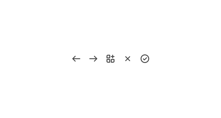 Pair status icons with text labels to indicate sync success and pricing errors. This example uses `Icon` with `CircleTickMajor` and `CircleAlertMajor` names inside an [InlineStack](/docs/api/admin-extensions/2025-07/ui-components/layout-and-structure/inlinestack), with `accessibilityLabel` props for screen readers.