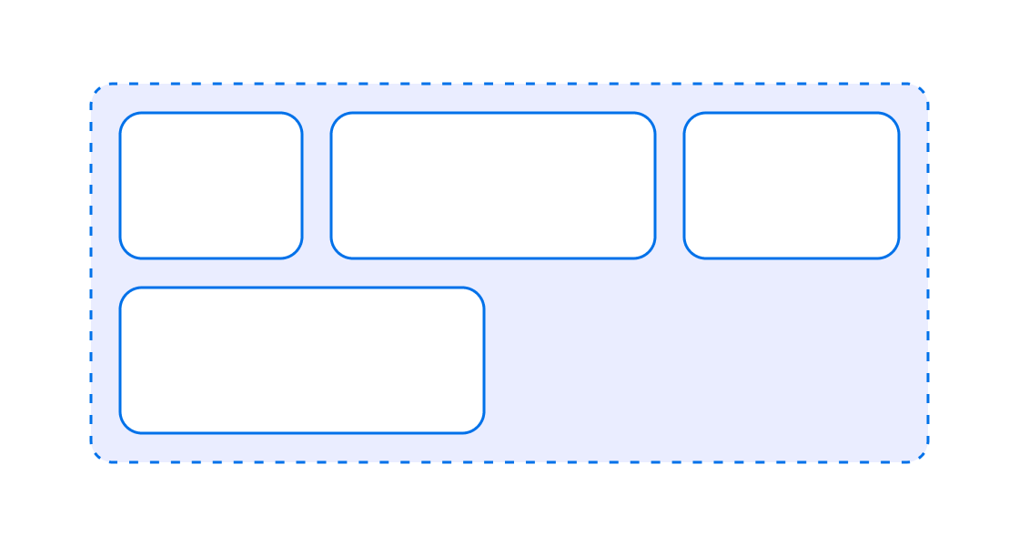 Arrange metadata labels, values, and badges in a horizontal row. This example uses `InlineStack` with the `gap` prop to space product IDs, SKUs, weights, and a status [Badge](/docs/api/admin-extensions/2025-07/ui-components/feedback-and-status-indicators/badge) side by side.