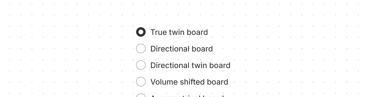 Choice list