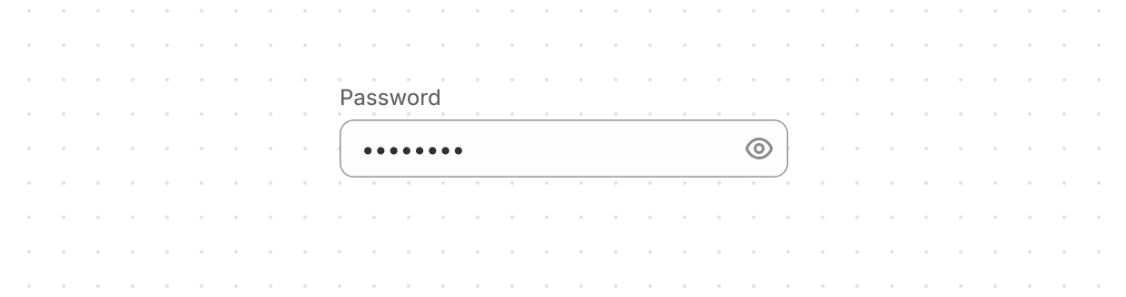 Password field