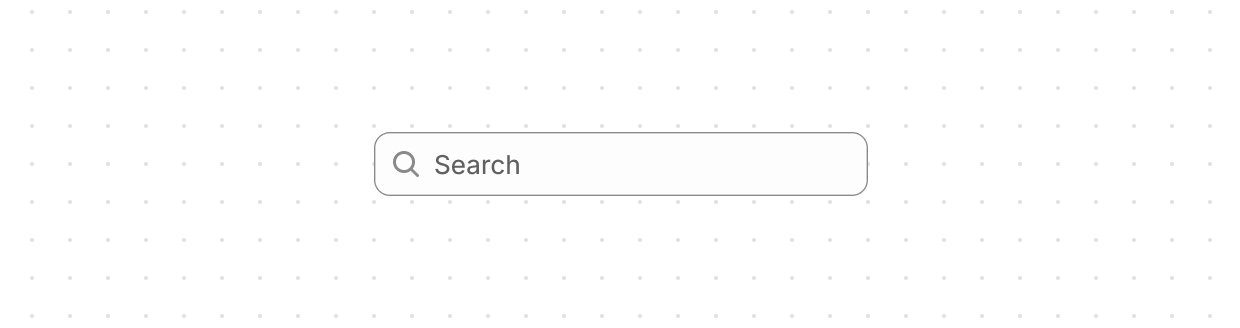 Search field