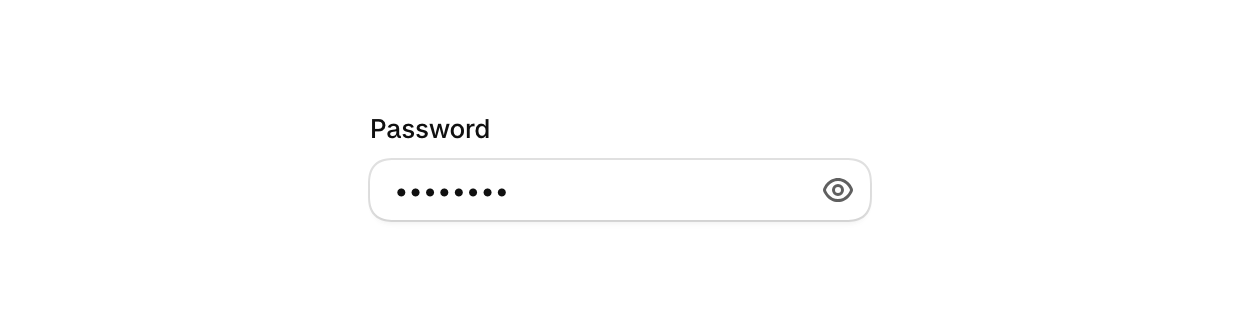 Password field