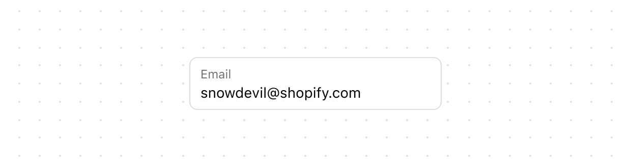 Email field