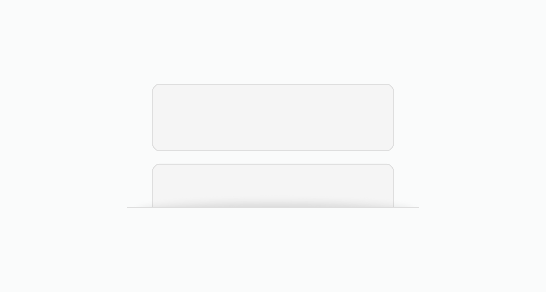 A rendered example of the scroll-box component