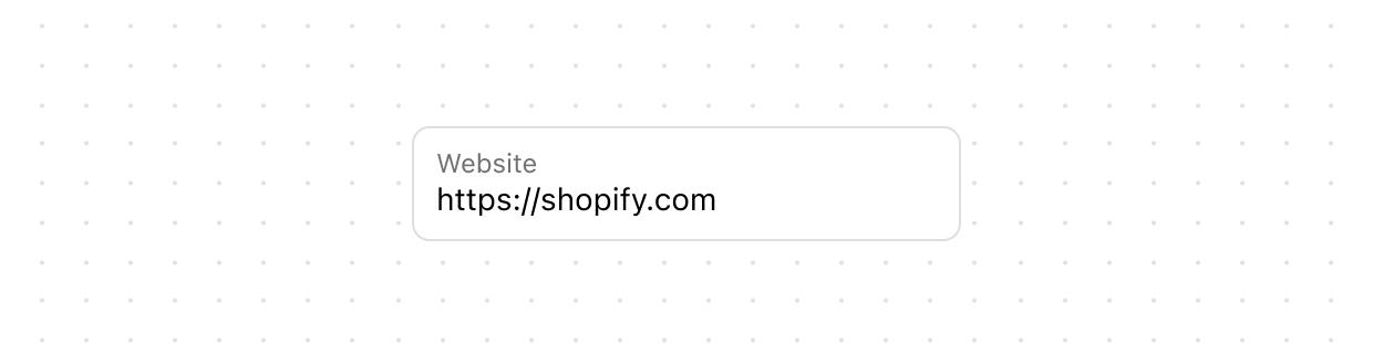 URL field