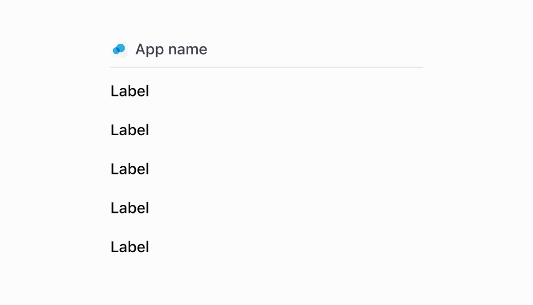 Display individual rows within a POSBlock container with optional tap interactions. This example demonstrates creating structured content rows that follow POS design specifications, ensuring visual consistency and proper handling of various device sizes and orientations.