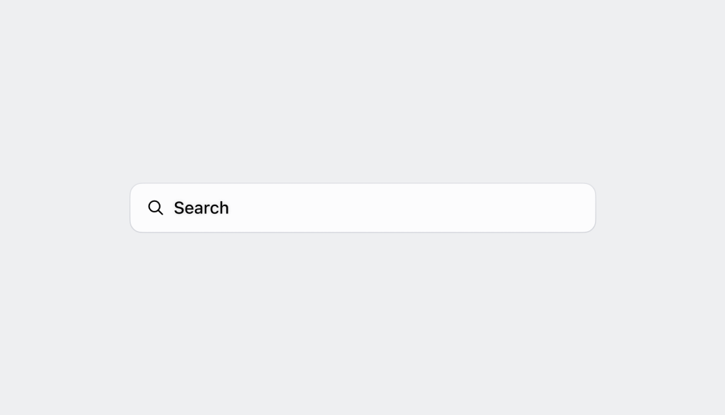 Implement search functionality with a specialized input field. This example shows a SearchBar with built-in search icon, clear button, and text change handling, enabling product searches, customer lookups, or other search-driven workflows following platform-specific patterns.