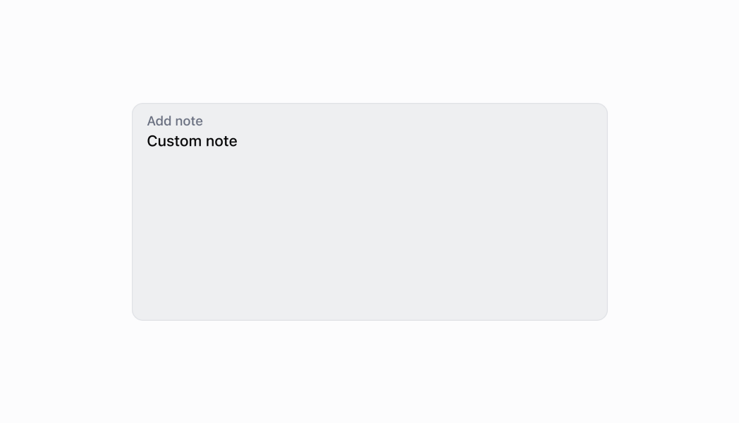 Collect longer text content using a multi-line resizable input area. This example shows a TextArea that supports validation and multi-line formatting, ideal for capturing descriptions, notes, comments, or extended information in forms and data entry workflows.
