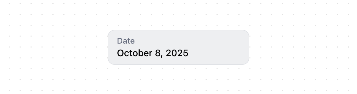 Date field