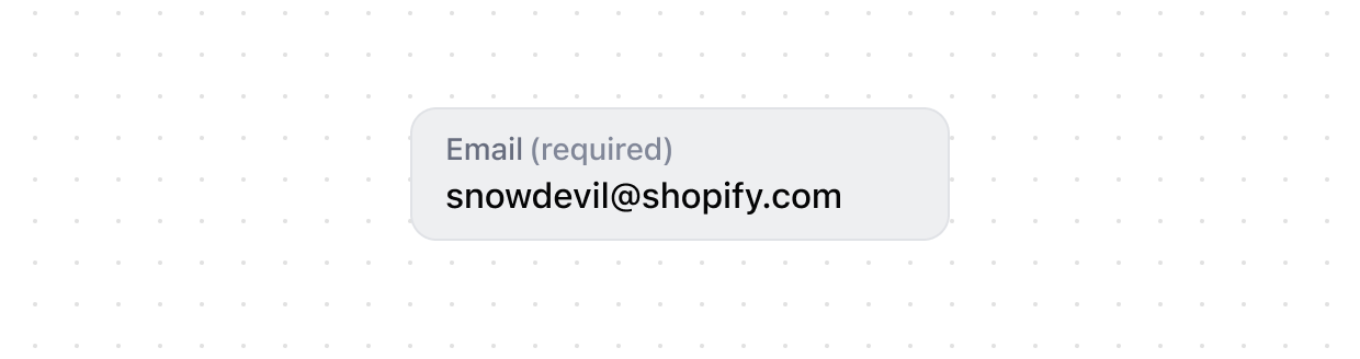 Email field