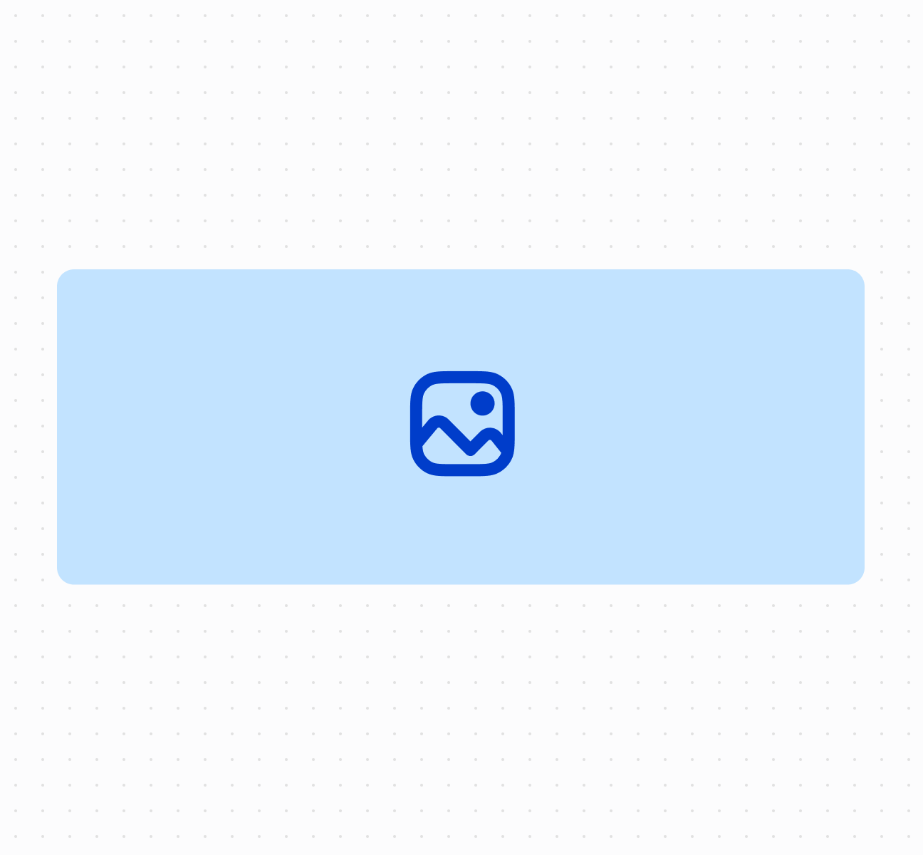 Display visual content using an image component with automatic loading optimization and error handling. This example shows a basic image with source URL and alt text for accessibility.