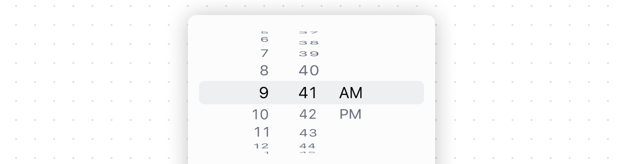 Time picker