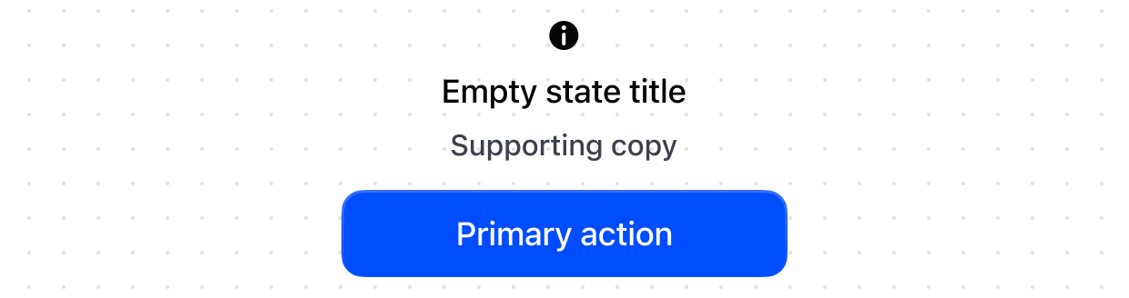 Empty state