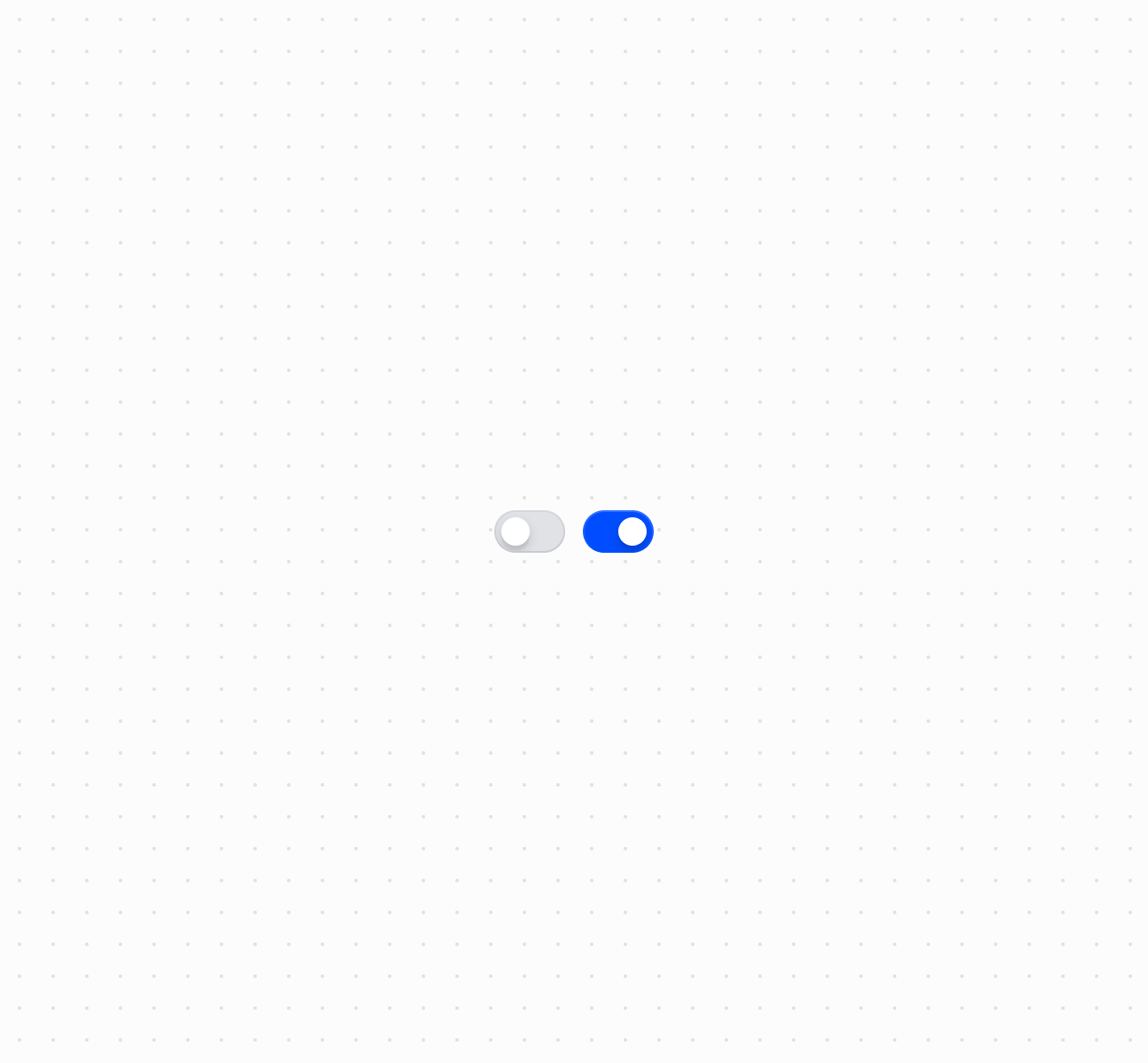 Toggle settings on or off using a switch component.