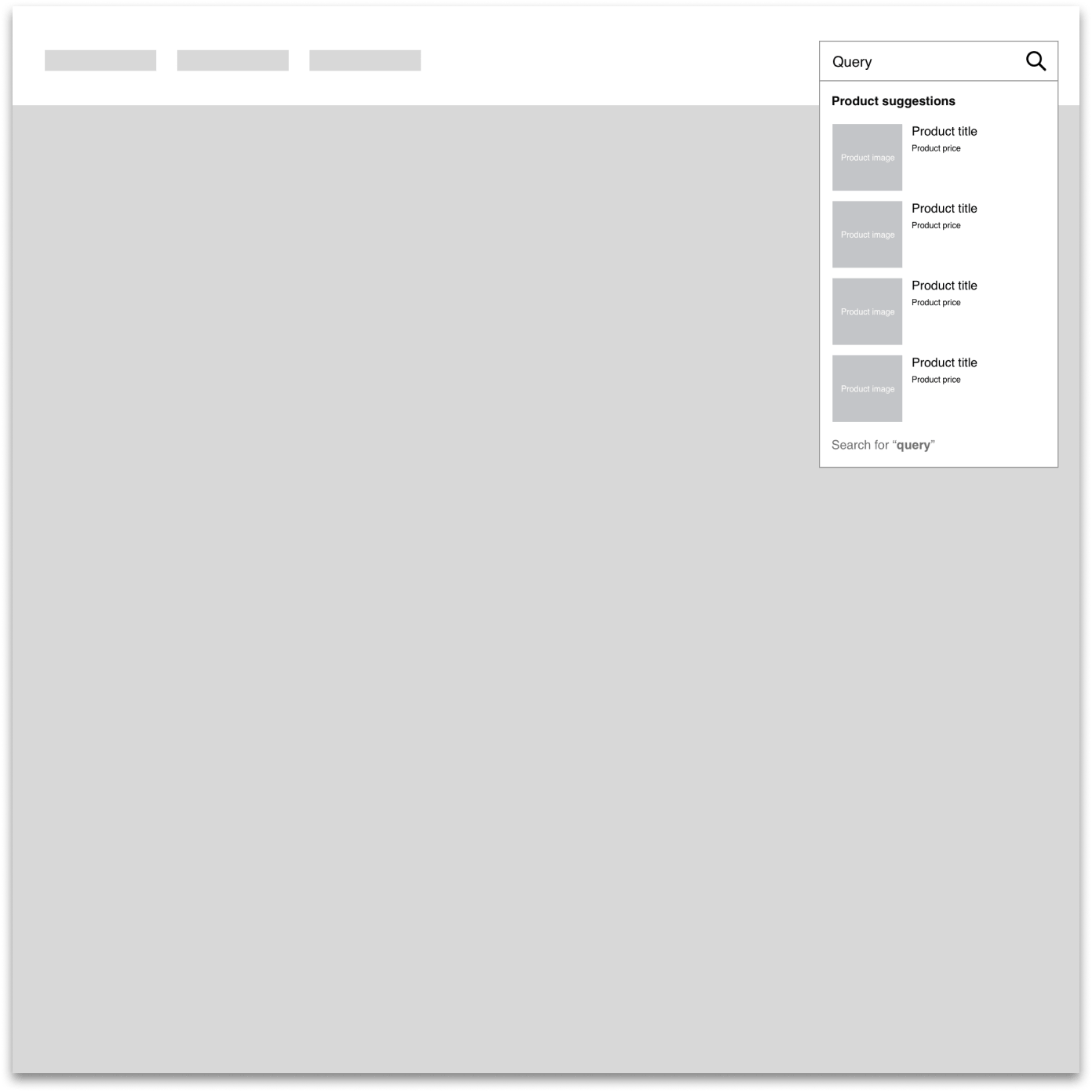 Example of in-line search in desktop.