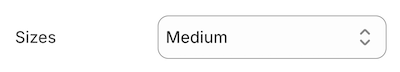 select setting