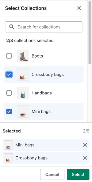 collection_list setting
selector
