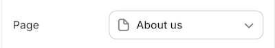 page setting