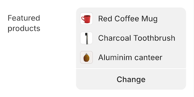 product_list setting