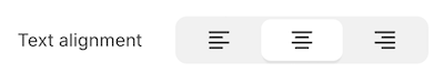 text_alignment
setting