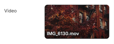 video setting