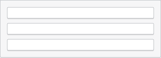 Blocks can be stacked vertically to indicate content hierarchy.